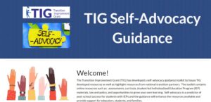 TIG Self Advocacy Guidance