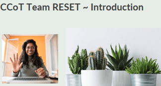 CCoT Team RESET PowerPoint